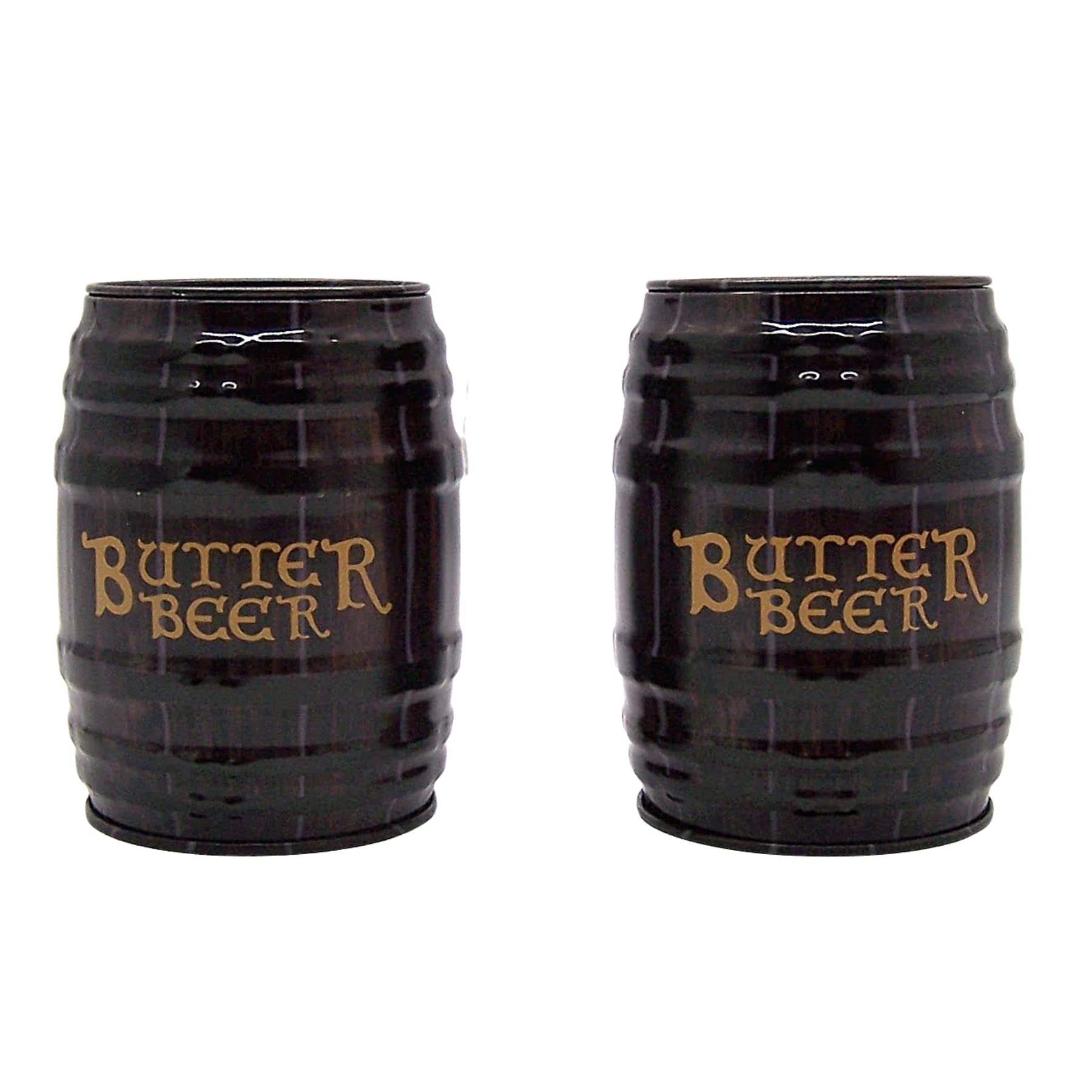 Harry Potter Inspired Butterbeer Chewy Candy in Barrel Tin, 2 Pack, Fun and Delicious Treat, 1.5 Ounce Tins