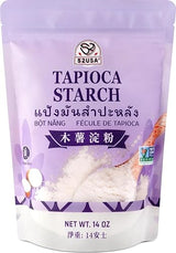 52USA Tapioca Starch, 14oz (Pack of 1), Tapioca Flour (397g), Gluten Free, Kosher, Vegan, No Preservatives, All Natural, Thickener for Soups, Gravies