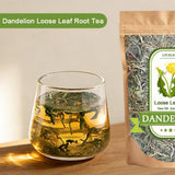 Dandelion Root Tea Loose Leaf, 2 oz (56g) - Organic Diente de Leon Herbal Tea for Liver & Kidney Cleanse, Digestive Aid, Natural Caffeine-Free