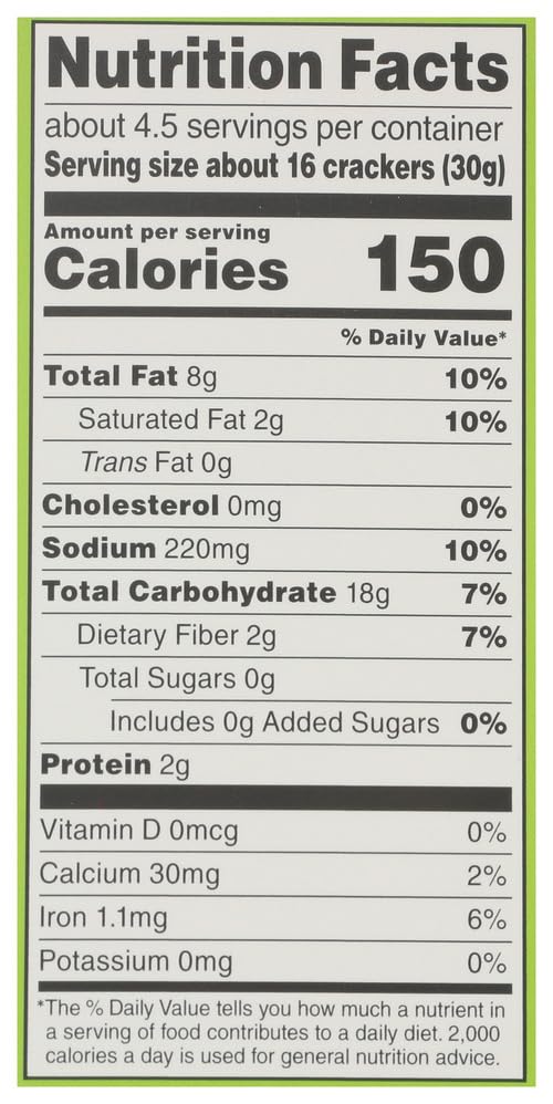 365 by Whole Foods Market, Rosemary Sea Salt Almond Flour Crackers, 5 Ounce