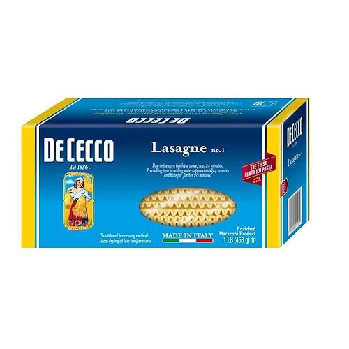 De Cecco Pasta Dececco Enriched Macaroni Lasagna, 1 Pound -- 12 per case.