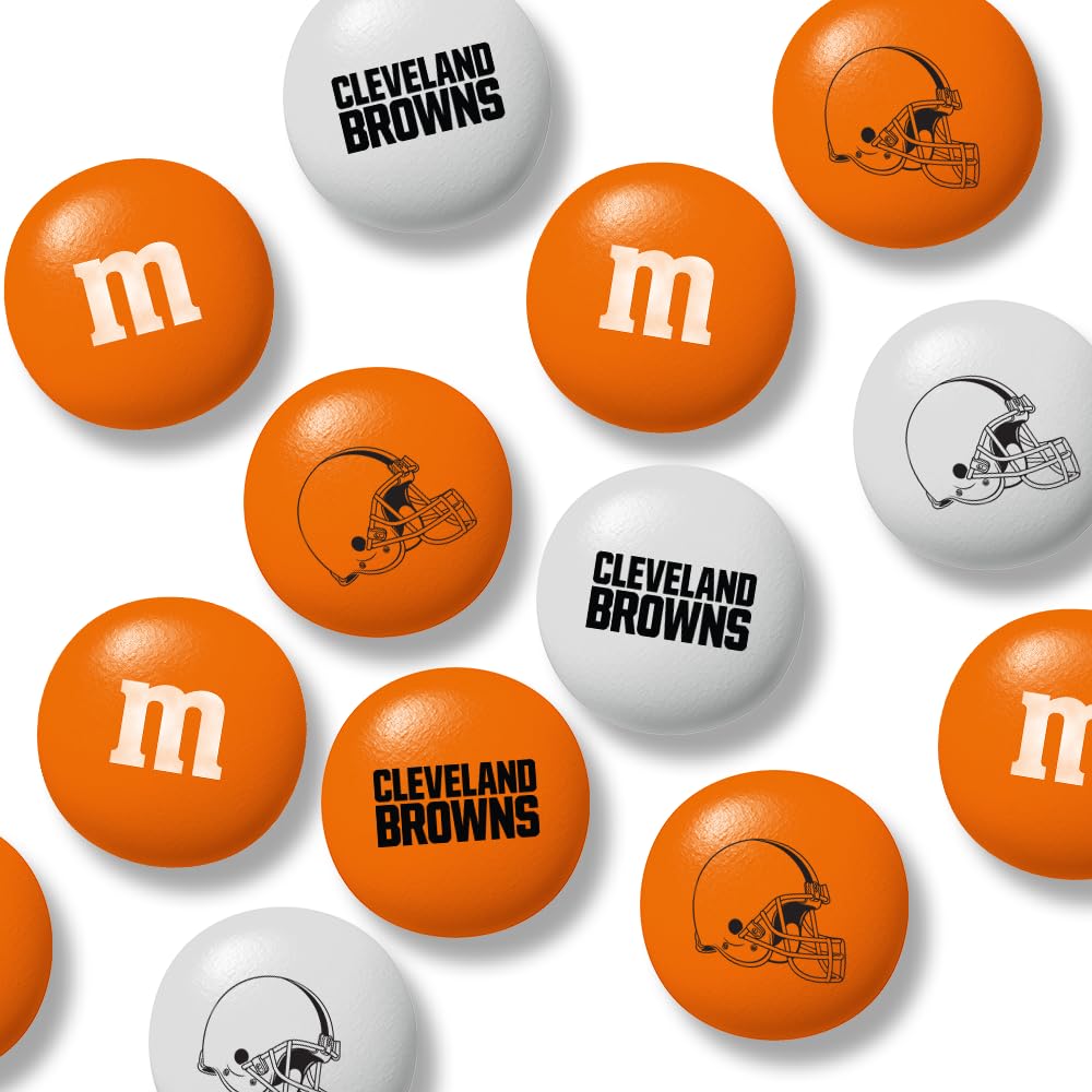 M&M'S NFL Cleveland Browns Milk Chocolate, 2 lb Bulk Bag