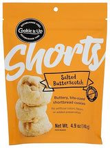 COOKIE IT UP Salted Butterscotch Shortbread Cookies, 140 GR