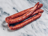 2 Sausage Links, Smoked Cajun w/Pepperjack Ground Pork Meat Kielbasa, 14 oz. Ready to Cook Authentic Southern Spicy Sausage Comfort Food Ships Frozen