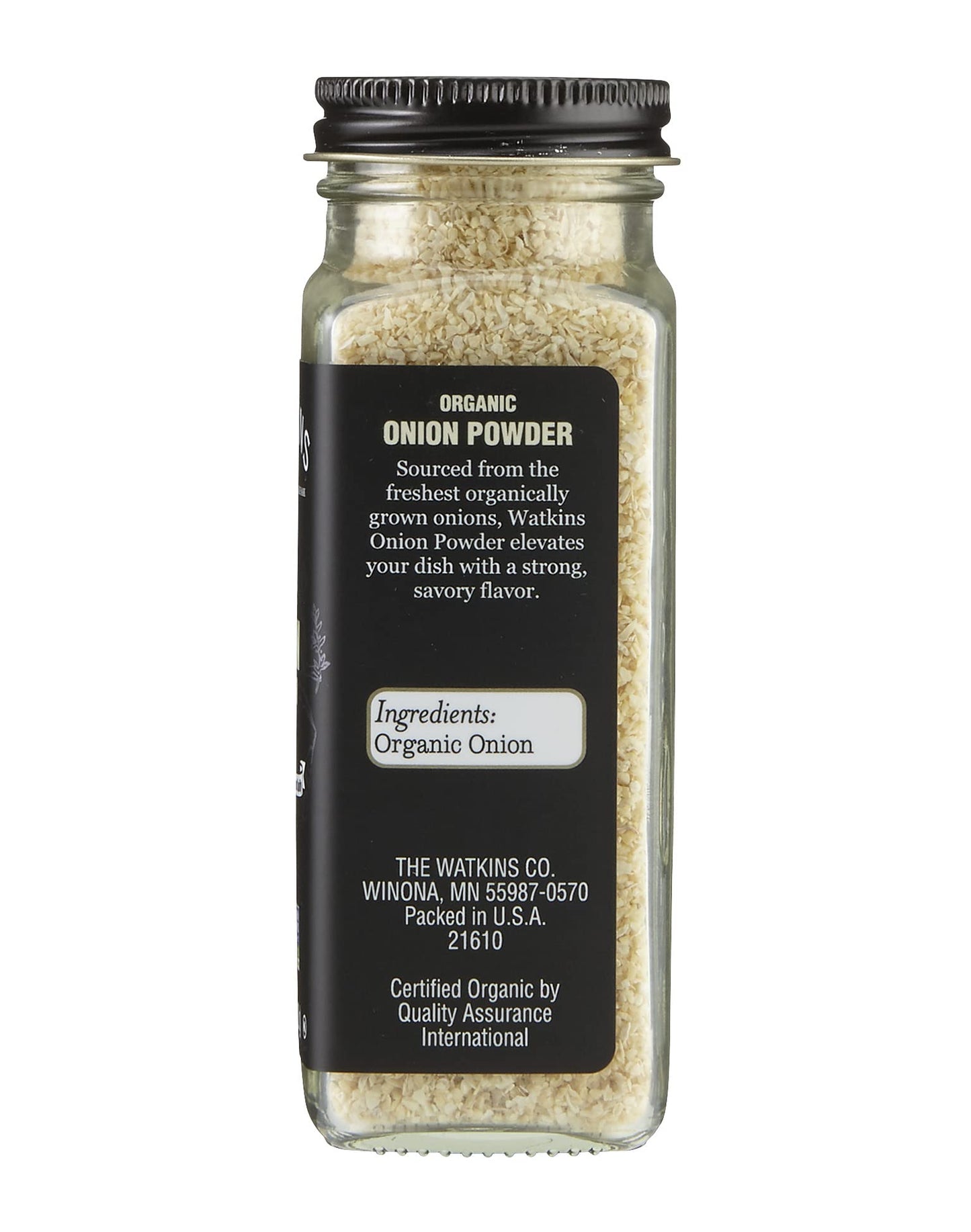 Watkins Gourmet Organic Spice Jar, Onion Powder, 2.8 Oz
