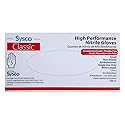 SYSCO Classic HIGH Performance Blue Nitrile Gloves Size Small Powder Free, 100 Count