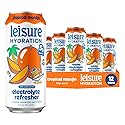 Leisure Hydration Non-Carbonated Electrolyte Refresher, Tropical Mango Flavor - Low Sugar Nutrient Enhanced Water Beverage - Get The Best Hydration