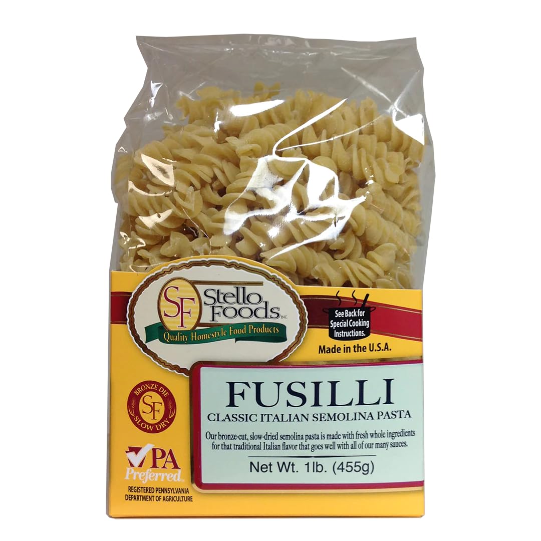 Stello Foods - Rosie's Pasta - Fusilli 16 oz