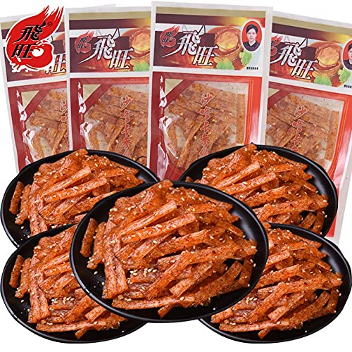 YUYONGTANG ??????8090??????????????? ???18gFeiwang Hunan spicy strips 8090 nostalgic snacks snacks spicy strips spicy slices spicy skin spicy strips