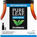 Pure Leaf Zero Sugar Sweet Tea, 16.9 Fl Oz, Pack of 6