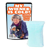 My Wiener is Cold Cotton Candy - Gourmet Food Gifts for Men - Funny Gag Gift for Dachshund Lovers - Blue Blueberry Flavor - Dog Owner Gifts for Women