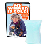 My Wiener is Cold Cotton Candy - Gourmet Food Gifts for Men - Funny Gag Gift for Dachshund Lovers - Blue Blueberry Flavor - Dog Owner Gifts for Women