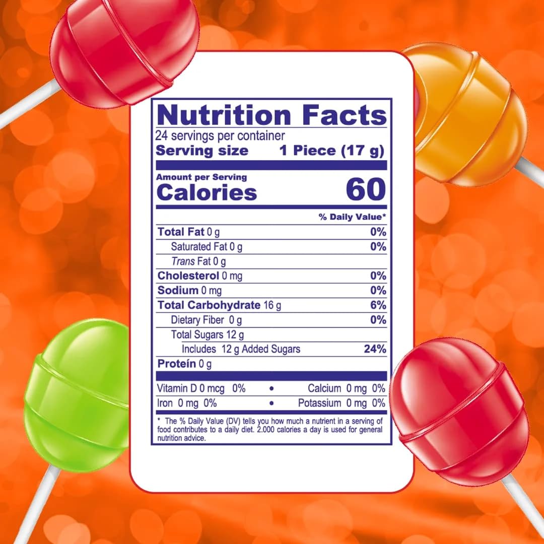 Bon Bon Bum - Fruity Lollipop with Bubble Gum center - Perfect for Parties and Sharing (24 Pieces, Sandia (Watermelon))