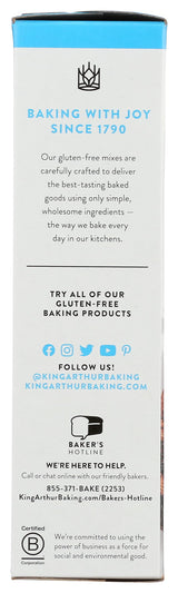 King Arthur Gluten-Free Cake Mix, Chocolate, 22 oz