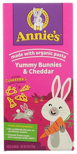 ANNIES HOMEGROWN MAC & CHS BUNNY, 6 OZ