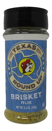 Buc-ee's Texas Round Up Brisket BBQ Rub, Gluten Free, One 5.3 Ounce Shaker Bottle