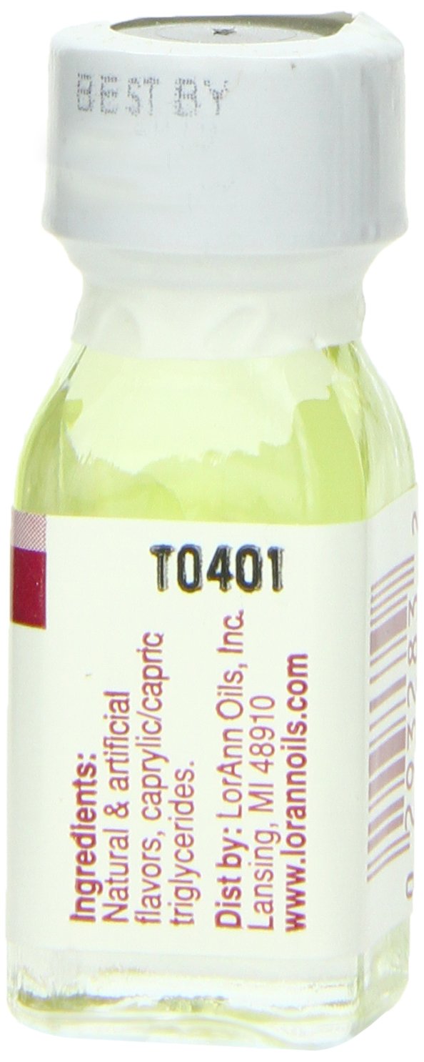 LorAnn Amaretto SS Flavor, 1 dram bottle (.0125 fl oz - 3.7ml - 1 teaspoon) - 12 Pack