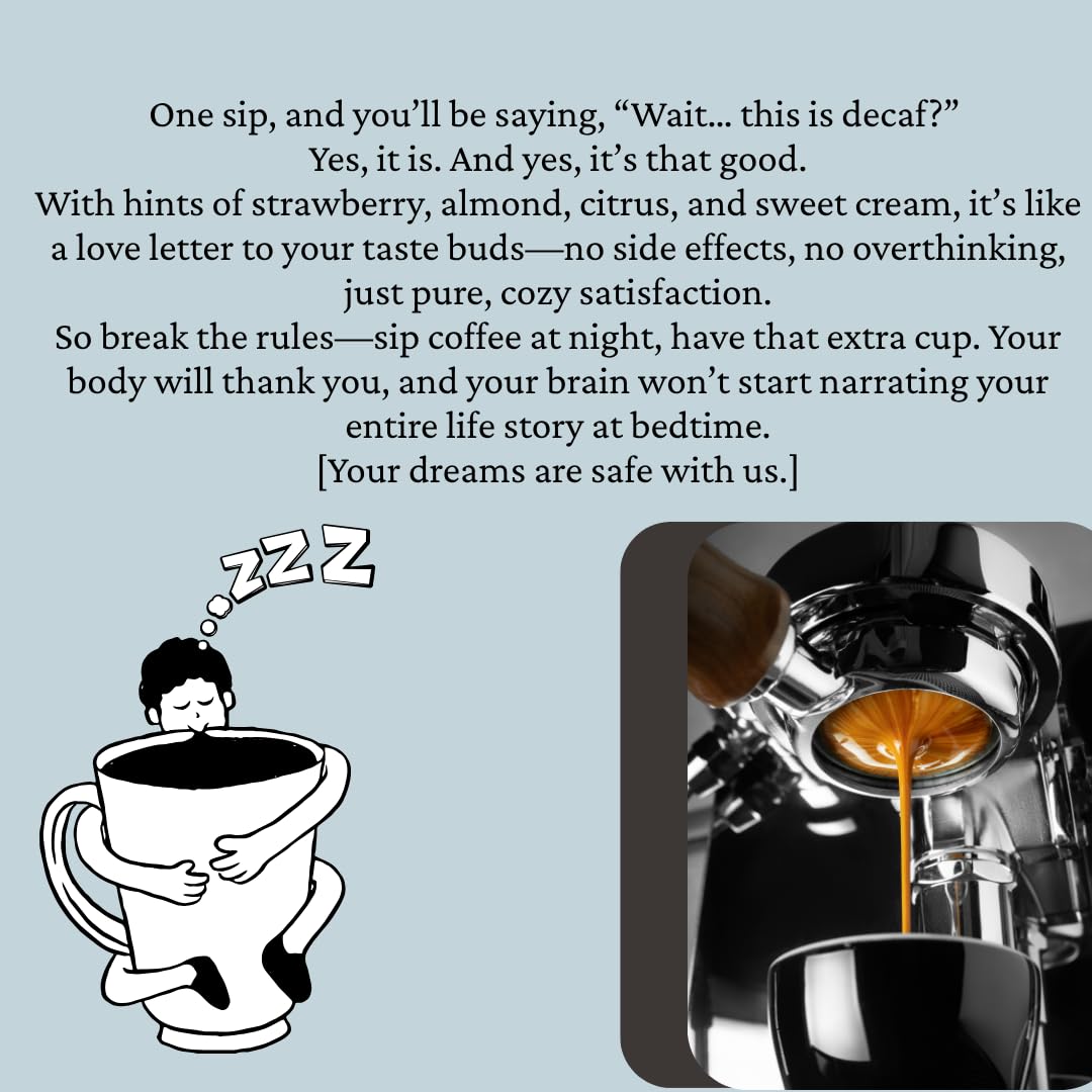 SipHaven | Sipper’s Murmur | Swiss Water Decaf Coffee | Ethiopia Single Origin | Medium Roast Whole Bean | Chemical-Free | Specialty Grade |