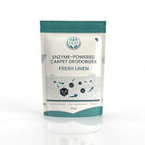 GLAT Group Enzyme-Powered Carpet Deodorizer (Powder) - Fresh Linen | Natural Pet Odor Eliminator | Bio-Enzymatic Formula, Premium Performance, Eco
