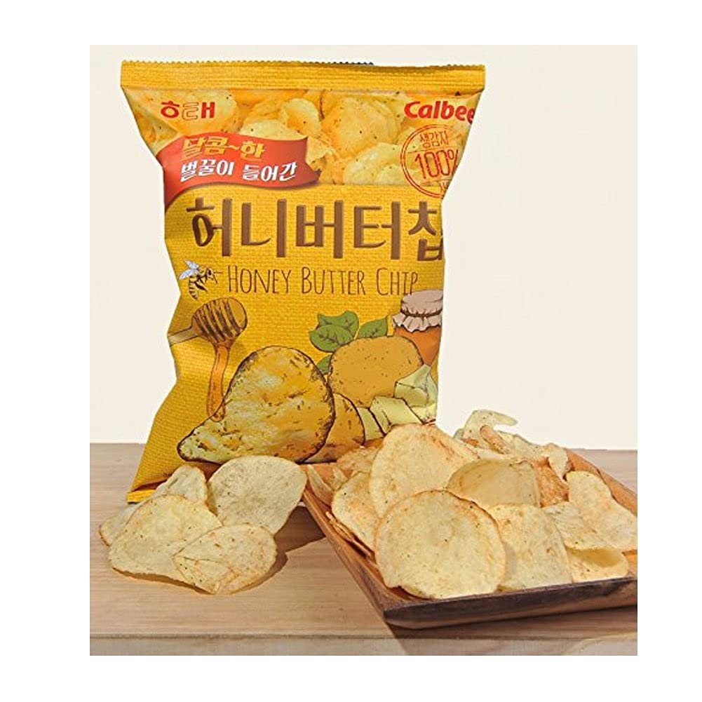 HAITAI HONEY BUTTER CHIP VARIETY SNACK BOX - ORIGINAL, FROMAGE BLANC, AND COMBO(60g,120g) BOX DEAL (Original 60g, 5)