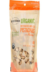 Organic Pistachios Dry Roasted and Unsalted 7 Ounces (Case of 8)