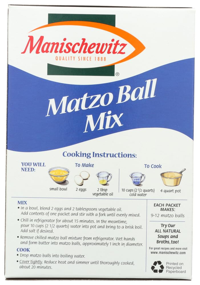 Manischewitz Matzo Ball Mix, 5-ounce boxes., (Pack of 3) by Manischewitz