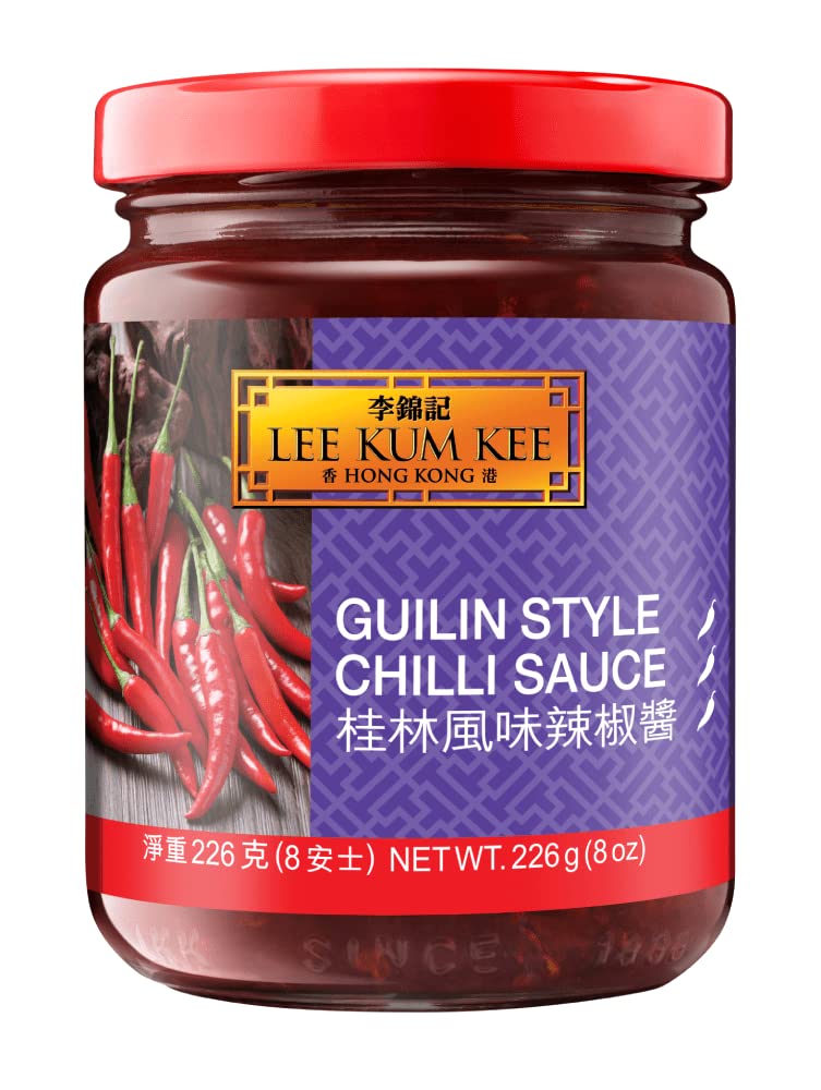 Lee Kum Kee Guilin Style Chili Sauce, 8-Ounce Jars (Pack of 4)