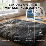 Clean Revolution Pet Hair Remover for Laundry 2-Pack - Dog & Cat Hair Remover Laundry System, Enzyme Laundry Detergent & Fabric Softener, Odor