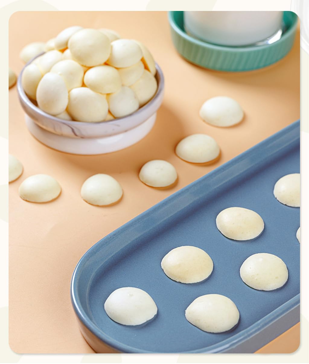 HanNainai,Inner Mongolia Fresh Roasted Milk Skin, Fresh Milk Roasted Cheese 1.58oz (45g) yogurt flavor