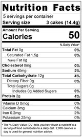Kim’s Deli Pop Multigrain Crisps, Original, 3 Pack | Air Popped Wheat & Brown Rice Snack | 50 Calories per Serving | Vegan, Sugar Free, Low Fat