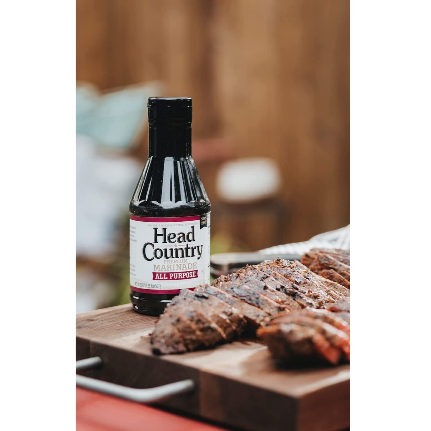 Head Country Premium BBQ Marinade | All-Purpose Marinade Sauce Great For Grilling Beef, Poultry, Wild Game & Vegetables | 20 Ounce