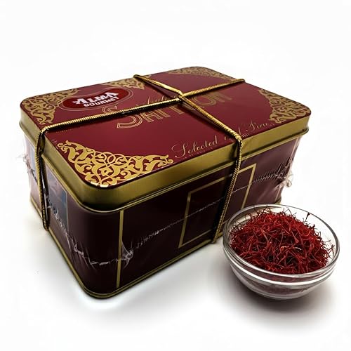 Alma Gourmet Spanish Saffron Threads 1 oz (28g) - 100% Pure Saffron Spice from Spain, Premium Cooking Seasoning with Natural Saffron Strands