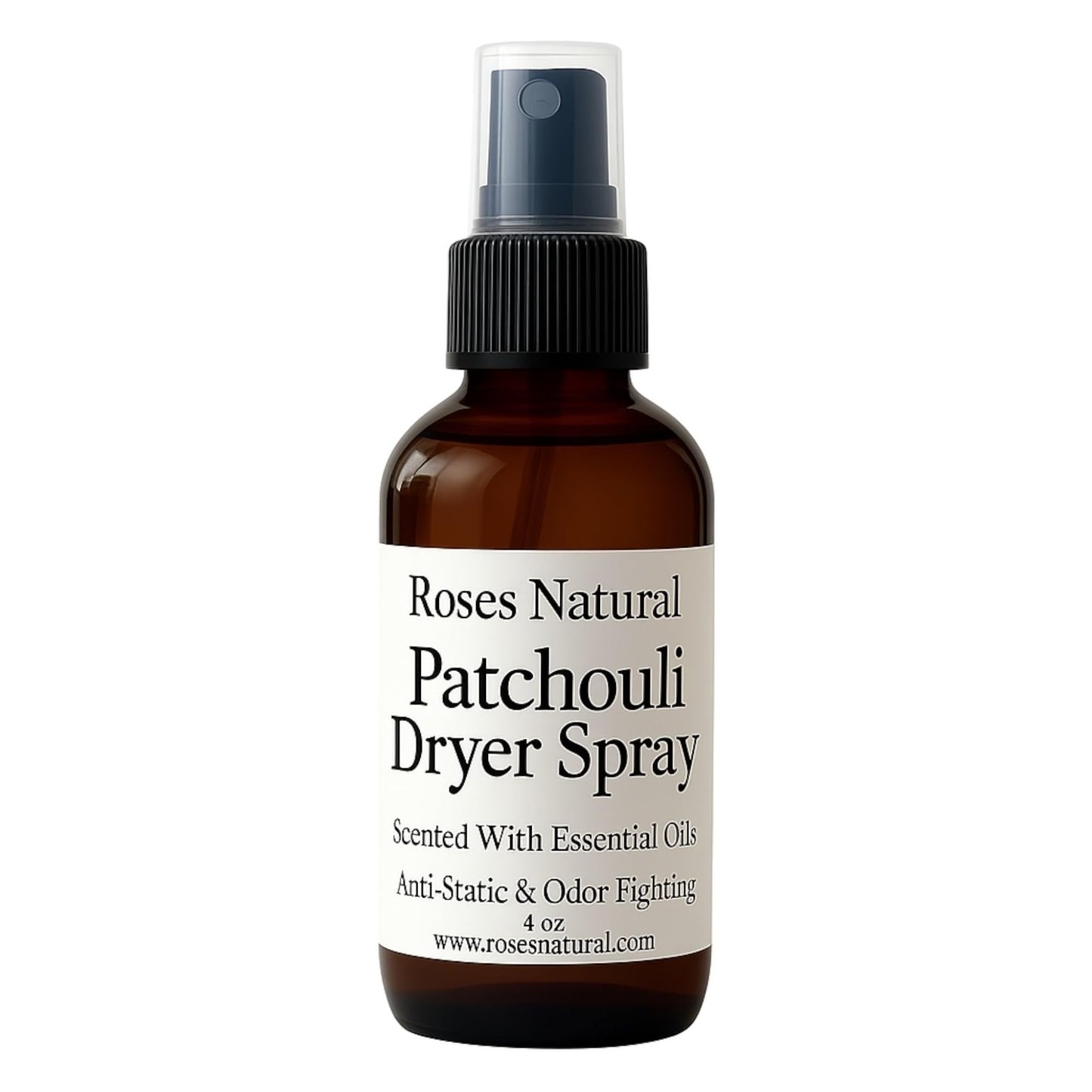 Natural Dryer Ball Spray, 4 oz, Patchouli, Lavender,Essential Oil Laundry Refresher, Fabric Freshener for Clothes, Linens & Wool, Anti-Static & Odor