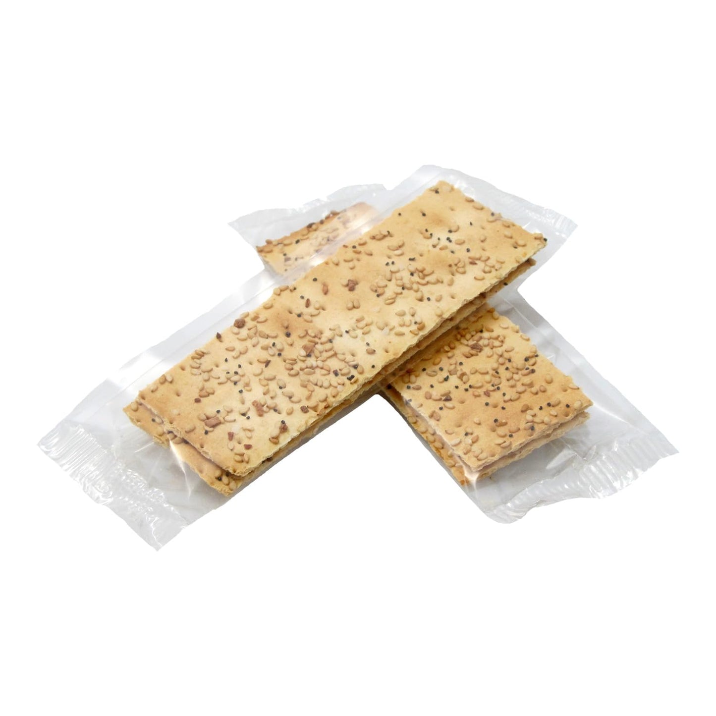 Clown Global Brands Individually Wrapped 2-Pack Everything Flat Breads | 16ct -14 oz Pack | 32 Flat Breads per Case | No Additives or Preservatives |