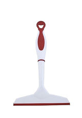 Superio 6” Window Squeegee with Grip Handle and Hanging Hook. (Red)