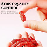 JINQI Dried Goji Berries Gou qi ?? 9.87oz/280g (4.93oz/140g*2) Ningxia New Red Wolfberry, Holiday Gifts, Tea Gifts, Can be Eaten Dry/Make Water/Make