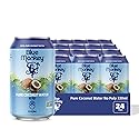 Blue Monkey Coconut Water - 100% Pure Coconut Water from Vietnam - No Pulp - No Sugar Added - Shelf Stable - Refreshing Hydration Drink - 11.2oz (330)
