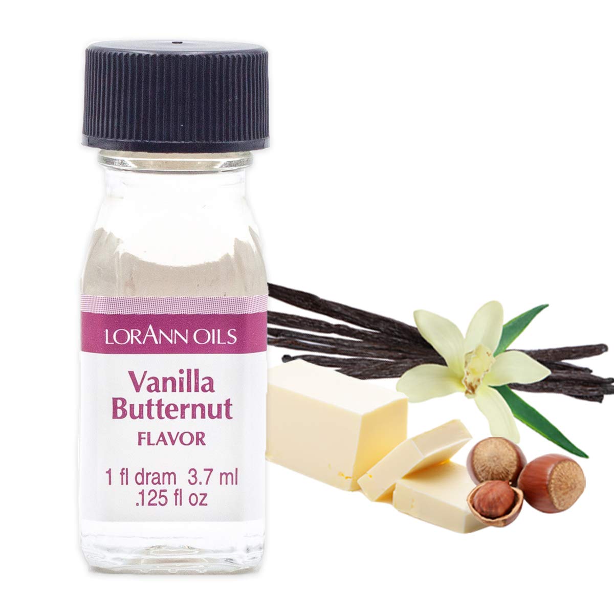 LorAnn Vanilla Butternut SS Flavor, 1 dram bottle (.0125 fl oz - 3.7ml - 1 teaspoon)