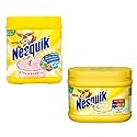 Nesquik Banana and Strawberry Milkshake Bundle | Enjoy This Delicious Combo | Banana Flavour 1 x 300g and Strawberry Milkshake 1 x 500g | Total of 2