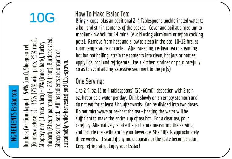 Essiac Tea Herbs 10g