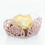 NOLITOY 50pcs Chocolate Paper Holders Truffle Cups Decorative Chocolate Candy Cups Candy Wrapping Papers