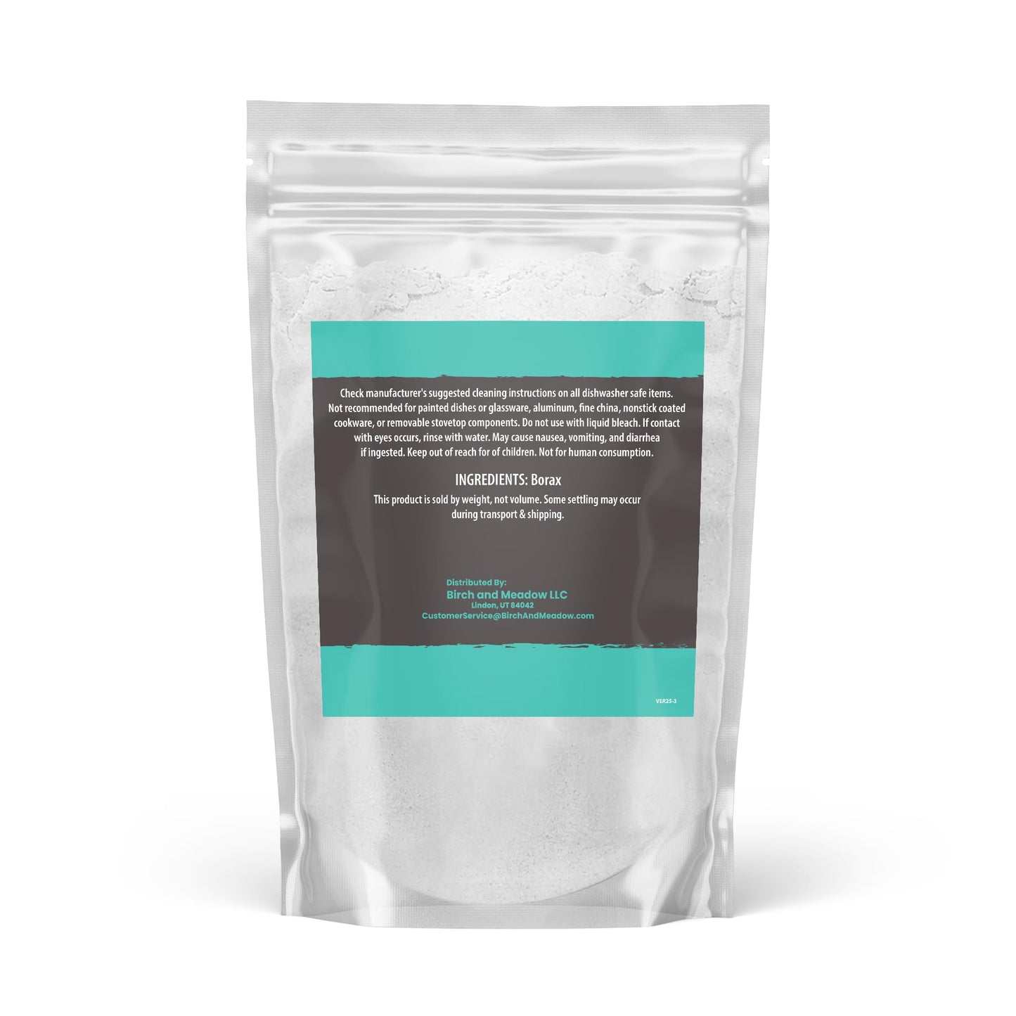 Birch & Meadow Borax, Bulk Size, Unscented, Laundry & Cleaning Additive (2 Pound)