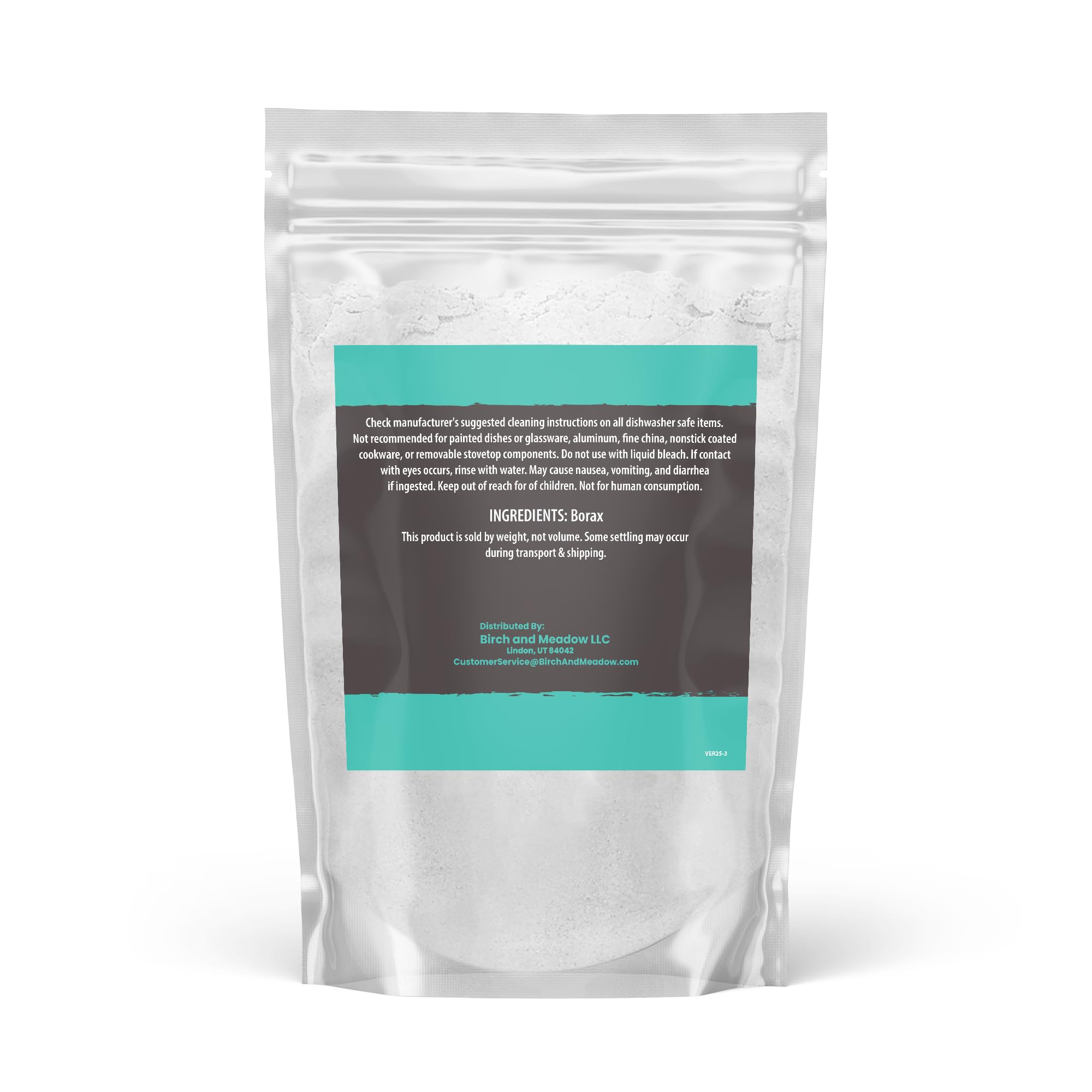 Birch & Meadow Borax, Bulk Size, Unscented, Laundry & Cleaning Additive (2 Pound)