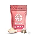 Oat Mama Flavored Microplastics-Free Labor Prep Tea for Third Trimester Pregnancy Support - White Peach Flavor - Organic Prenatal Support - Prepare