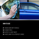 SoCal Wax Shop Streak Free Glass Cleaner - Ammonia Free Mirror & Window Cleaner Spray - Windshield Tinted Windows Chrome Porcelain - Car Detailing