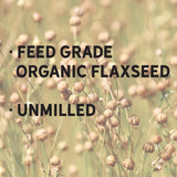 New Country Organics | Organic Flaxseed for Livestock | Certified Organic and Non-GMO | Feed Grade | 40 lbs