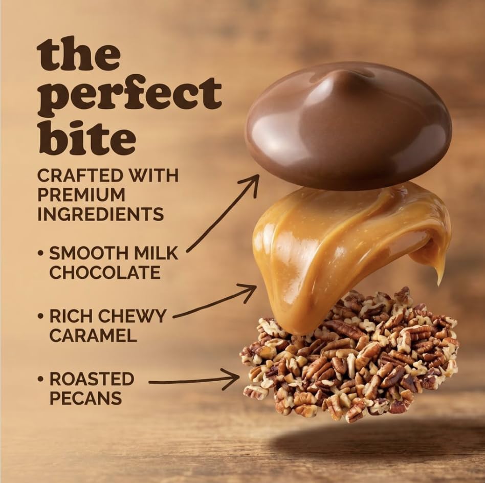 Coblentz Milk Chocolate Pecan Snappers, 8 oz Gift Box