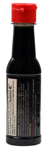 La Perrona Negra Seafood Hot Sauce 5 Ounce Bottle | Black Marisco Salsa Picante | Extra Spicy | Handmade | 3 Pack