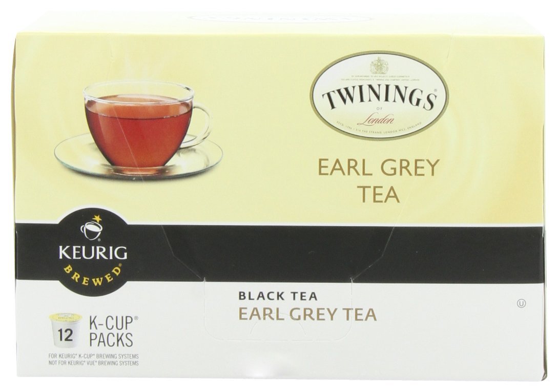 Twinings Earl Grey K-cup, 12-Count K-cups (Pack of 6)