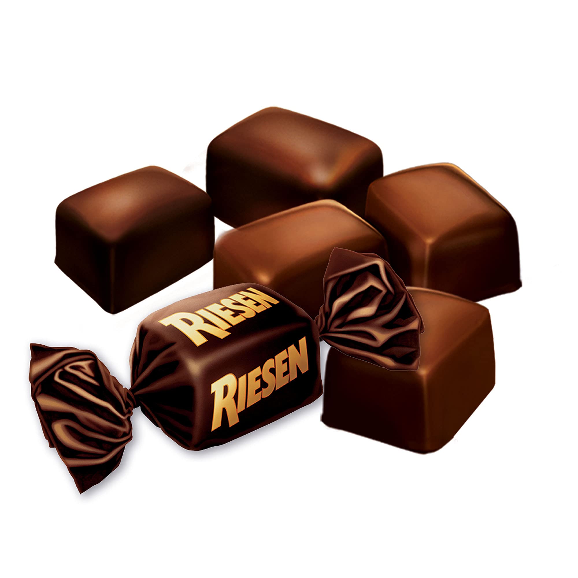 Riesen Chocolate Covered Chewy Caramel Candy, 2.72 Oz (Pack of 12)